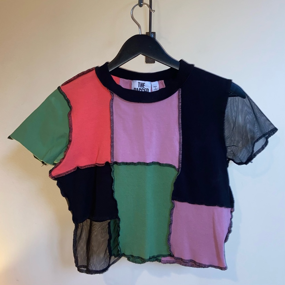 SOLD - The Ragged Priest colorblock tee